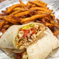 Classic Grilled Chicken Wrap Or Brioche Bun  · Grilled Chicken topped with shredded lettuce, tomato, pickle, onion, and honey mustard. Serv...