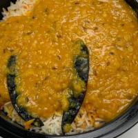 Dal Bowl · Dal lentil on a bed of rice