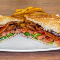 Big Blt · Choice of toasted bread, thick slices of corn cob, smoked country bacon.