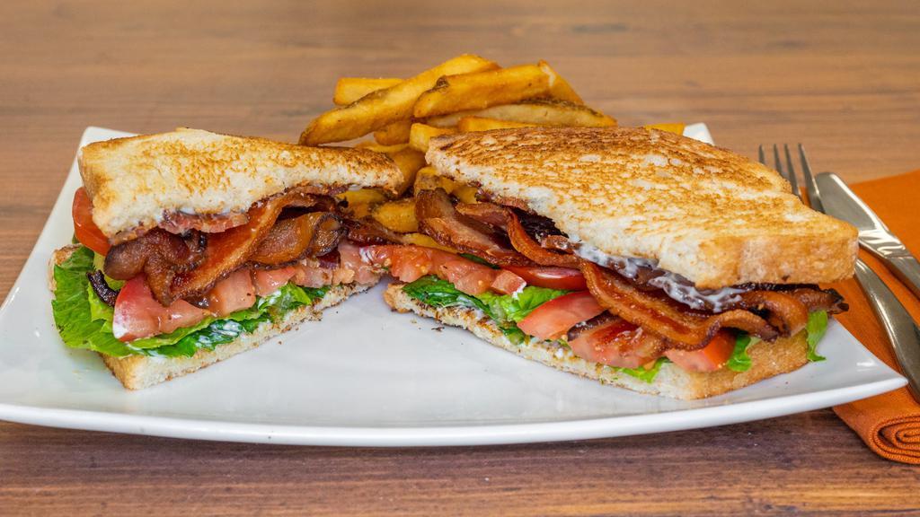 Big Blt · Choice of toasted bread, thick slices of corn cob, smoked country bacon.