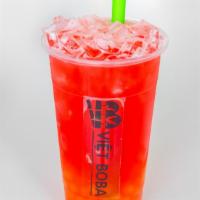 Lemonades · Fresh-squeezed lemonade blended with fruit purees. Boba or other toppings are not included.