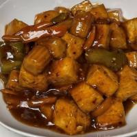 General Tso'S Tofu · Spicy. Tofu with carrots, green peppers and baby corns. Spicy. Served with steamed rice.