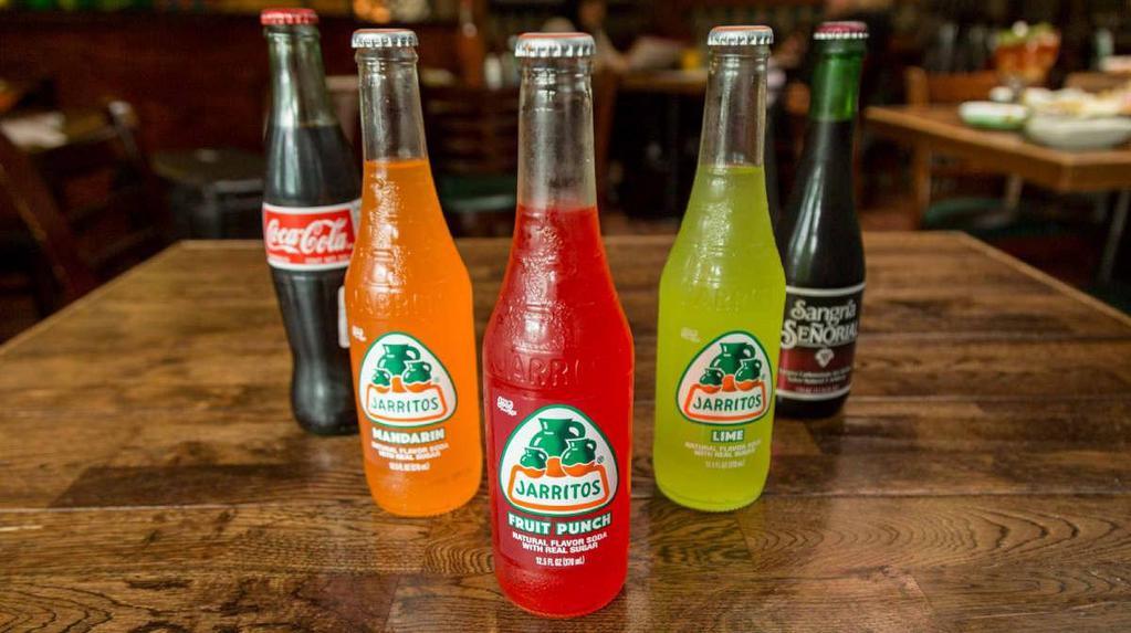 Mexican Bottled Drinks · Sweetened with REAL sugar cane sugar...not that high fructose corn syrup stuff.