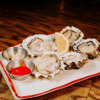 Raw Oyster On Half Shell (5 Pcs) · 