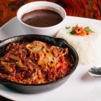 Ropa Vieja (Gf) By 90 Miles Cuban Cafe · By 90 Miles Cuban Cafe. Slow roasted shredded certified angus beef, onion, bell pepper, garl...