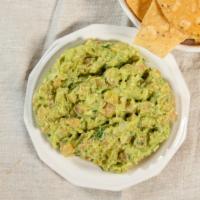 Guacamole And Chips · OUR HOUSEMADE TORTILLA CHIPS SERVED WITH FRESH MADE TO ORDER GUACAMOLE