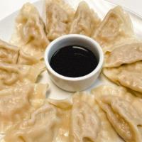 Boiled Chicken Dumplings (12 Pieces) · Boiled dumplings with ground chicken, minced celery, and special seasonings filling.