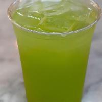 Cucumber Lime Aguas Frescas · 16oz Cucumber and fresh squeezed lime juice, sweetened with sugar