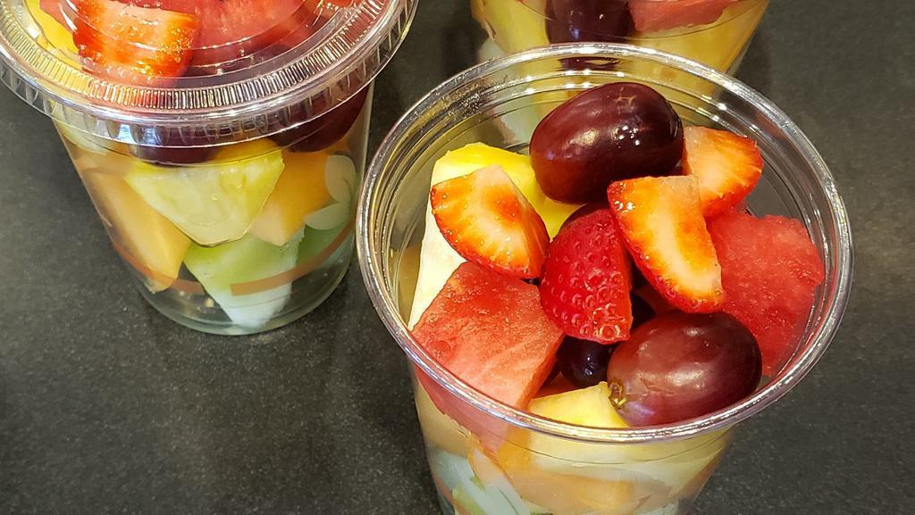 Fresh Fruit Cup · A seasonal fresh fruit cup to compliment your meal.