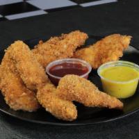 Buttermilk Chicken Tenders · Homemade Buffalo Mild Sauce soaked into Made from Scratch!  Call it Chicken Tenders, Chicken...