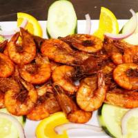 Camarones Cucaracha  · Head on Shell on Shrimp. Served solo without sides.