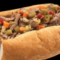 Italian Sausage Sandwiches · 4-inch sausages, au jus, served with French bread Choice of sweet peppers, sport peppers, or...