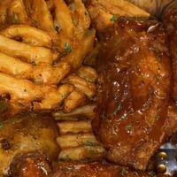 Chicken Wings & Fries · 1/2 pound of  chicken  wings & fries