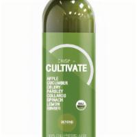 Crisp+Cultivate · Apple, Cucumber, Celery, Parsley, Collards, Spinach, Lemon, Ginger. 70 cal