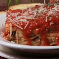 Mom & Dad'S Lasagna · Seven delicious layers of Italian cheeses and meats made by mom and dad.