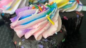 Chocolate Birthday Cake (Standard Size) · Decadent rich, dark chocolate cupcake topped with chocolate buttercream and sprinkles. What ...