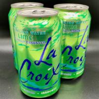 La Croix · Sparkling soda water.