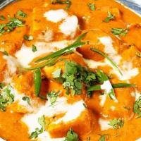 +Paneer Tikka Masala · ...indian cottage cheese cooked in creamy tomato sauce. (vegetarian,  contains dairy, contai...