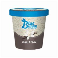 Vanilla Bean · A soft creamy texture with vanilla bean specks throughout.