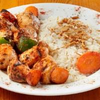 Shish Tawook · Classic or lemon oregano. Chicken breast cubes marinated in light garlic, olive oil and gril...