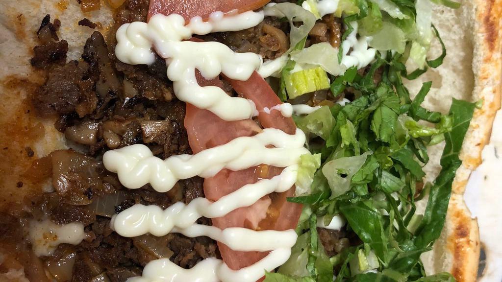 Philly Steak · Green peppers onion, lettuce, mushrooms, tomato, cheese & mayo
