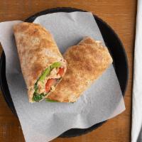 Buddha · Seek enlightenment in your jovial potbelly with this veggie wrap. Spring greens, green peppe...