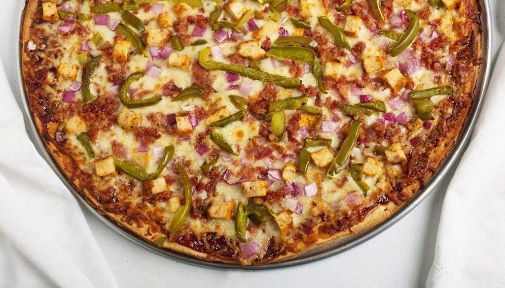 Deluxe Pizza · SAUSAGE-PEPPERONI-MUSHROOMS-GREEN PEPPERS-ONIONS-2L DRINK