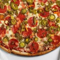 South Of The Border · PEPPERONI-GREEN PEPPERS-JALAPENOS PEPPERS-GIARDINIERAS PEPPERS-2L DRINK