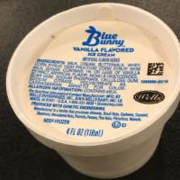 Vanilla Ice Cream Cup · Blue Bunny Small Cup of Vanilla Ice Cream