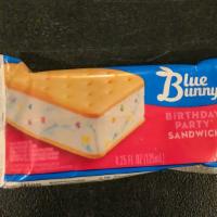 Birthday Party Sandwich · Blue Bunny Birthday Party Sandwich