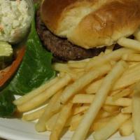 1/2 Lb. Pub Burger · Our famous 1/2 lb. Burger charbroiled to order. On a toasted gourmet bun with lettuce and to...