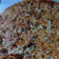 Cheese Pizza (Large 14 Inch) · Our pizza contains 100% real cheese!