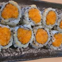Spicy Salmon Roll · Hot. Salmon with Japanese spicy sauce.