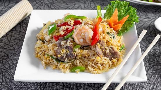 Basil Fried Rice · House fried rice with bell peppers and fresh basil.
