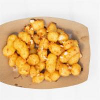 Graystone Cheese Curds · Wisconsin cheddar cheese curds breaded and fried to golden brown, served with Ranch