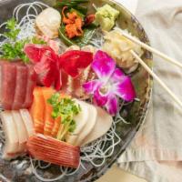 Sashimi Dinner · Chef's choice 18 pcs sashimi and rice
