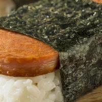 Musubi-午餐肉饭团 · Seared low sodium spam , Nori and Sushi rice