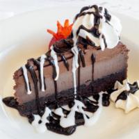 Godiva Chocolate Cheesecake · Our creamy decadent cheesecake is amazing.