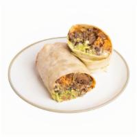 A La Carte Burrito · Filled with: cheese, beans, rice, lettuce, tomato and sour cream. Choice of meat: steak, cho...