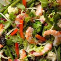 Shrimp Salad · Grilled Shrimp over Mixed Greens Salad