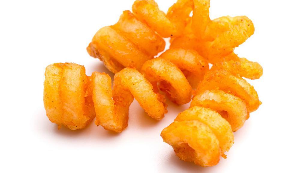 Curly Fries · Classic golden curly fries.