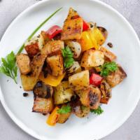 Morning Thoughts For Tots  · Idaho potatoes cut into cubes and stir fried.