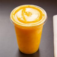 Tropical Smoothie · Blended drink with your choice of fruit. (No milk).