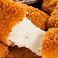 Mozzarella Sticks · Mozzarella Cheese rolled in Breadcrumbs and Deep Fried