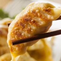 Fried Pot Sticker (5Pcs) · Deep fried minced chicken and vegetables stuffed in Thai gyoza pocket with sweet chili soy s...