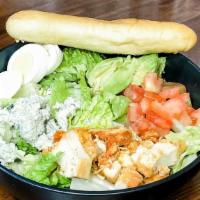 Cobb Salad · Romaine, chicken, egg, tomato, avocado,
bleu cheese crumbles
