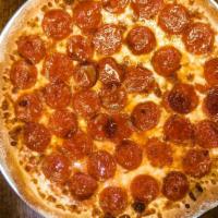 Triple Pepperoni · Pizza sauce, pepperoni, pepperoni,
pepperoni