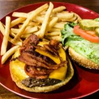 Big Cheese Bacon Burger · American cheese, Applewood smoked bacon