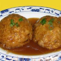 Vegetable Egg Foo Young · Served with white rice or fried rice