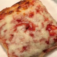 Slice Sicilian Cheese Pizza · 